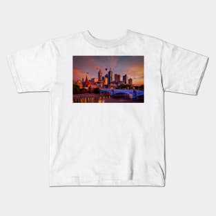 Melbourne sunrise Kids T-Shirt